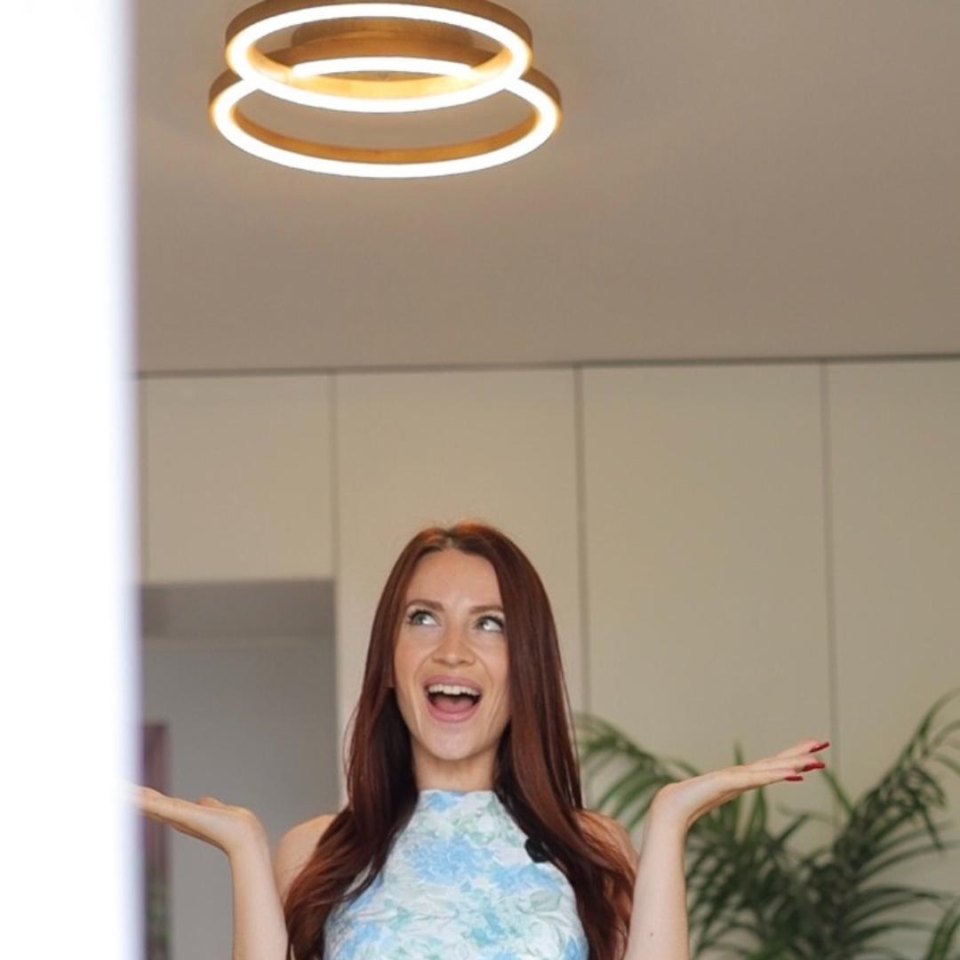 LED chandelier "Insight"