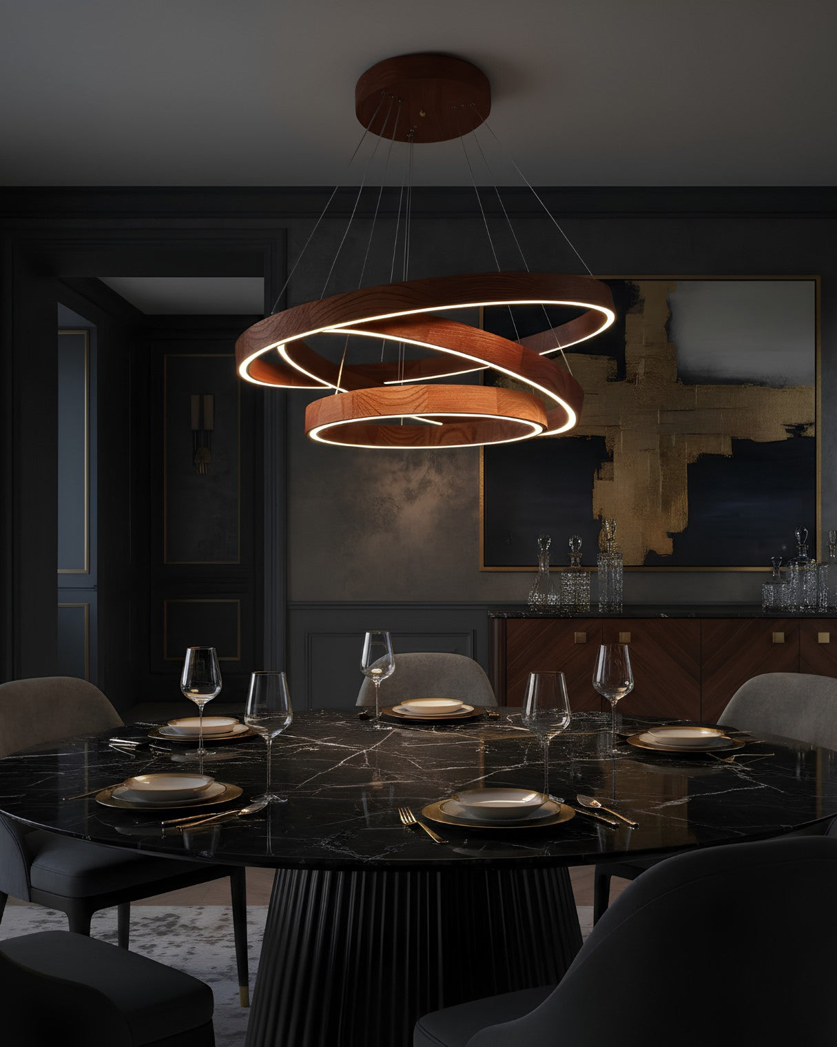 Pendant LED Chandelier "Galicia"