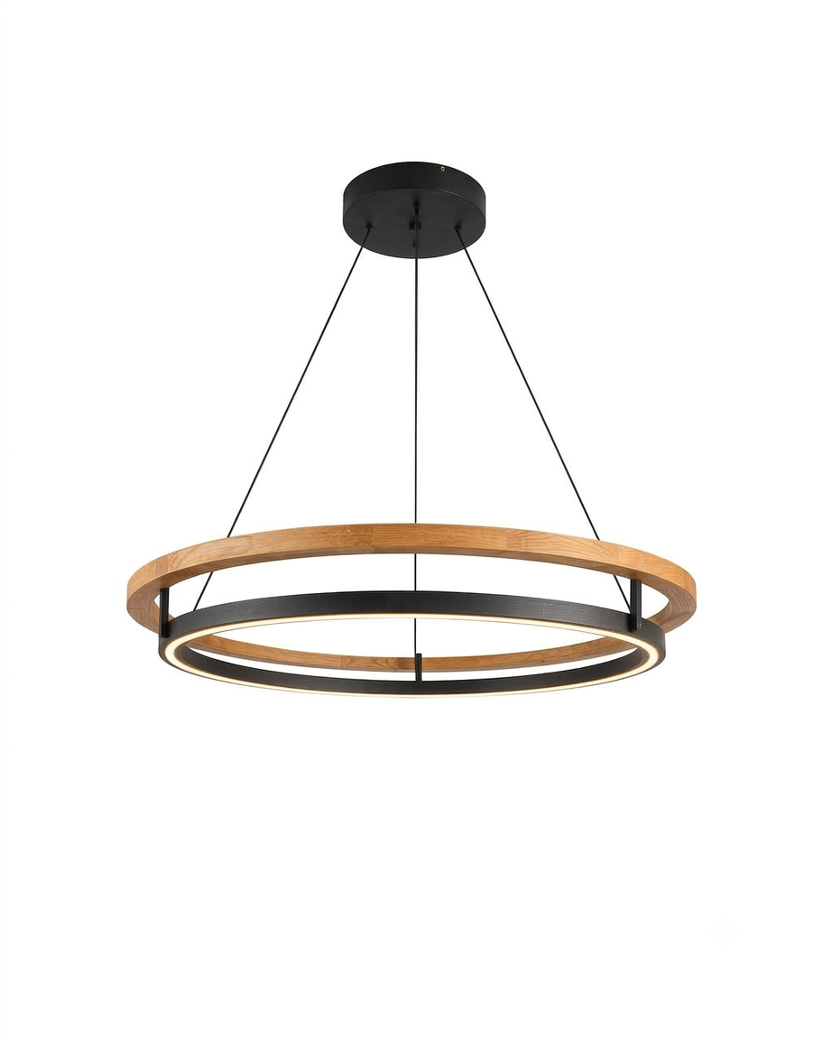 Hanging LED chandelier "Enso"