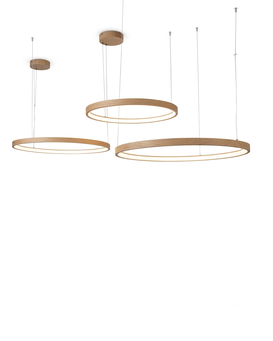 Pendant lamp "Aura Rings"