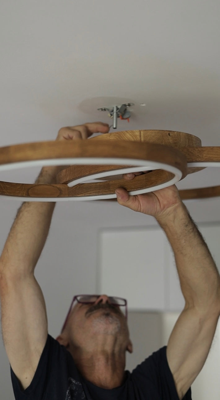 LED chandelier "Insight"