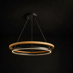 Hanging LED chandelier "Enso"