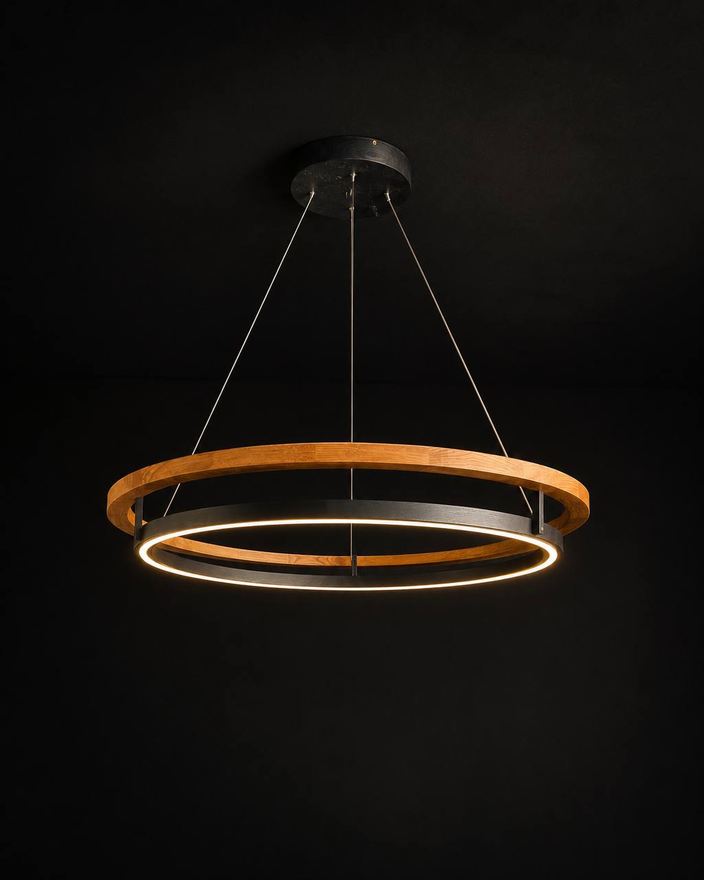 Hanging LED chandelier "Enso" - Light.wood
