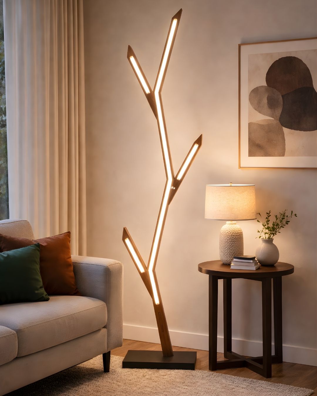 LED floor lamp "Branch" - Light.wood
