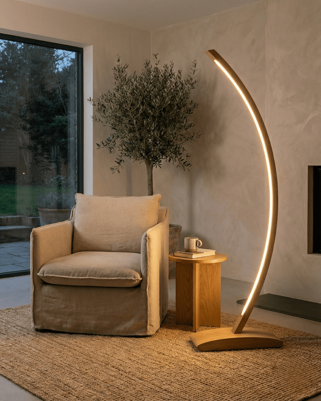 LED floor lamp "Crescent Moon" - Light.wood