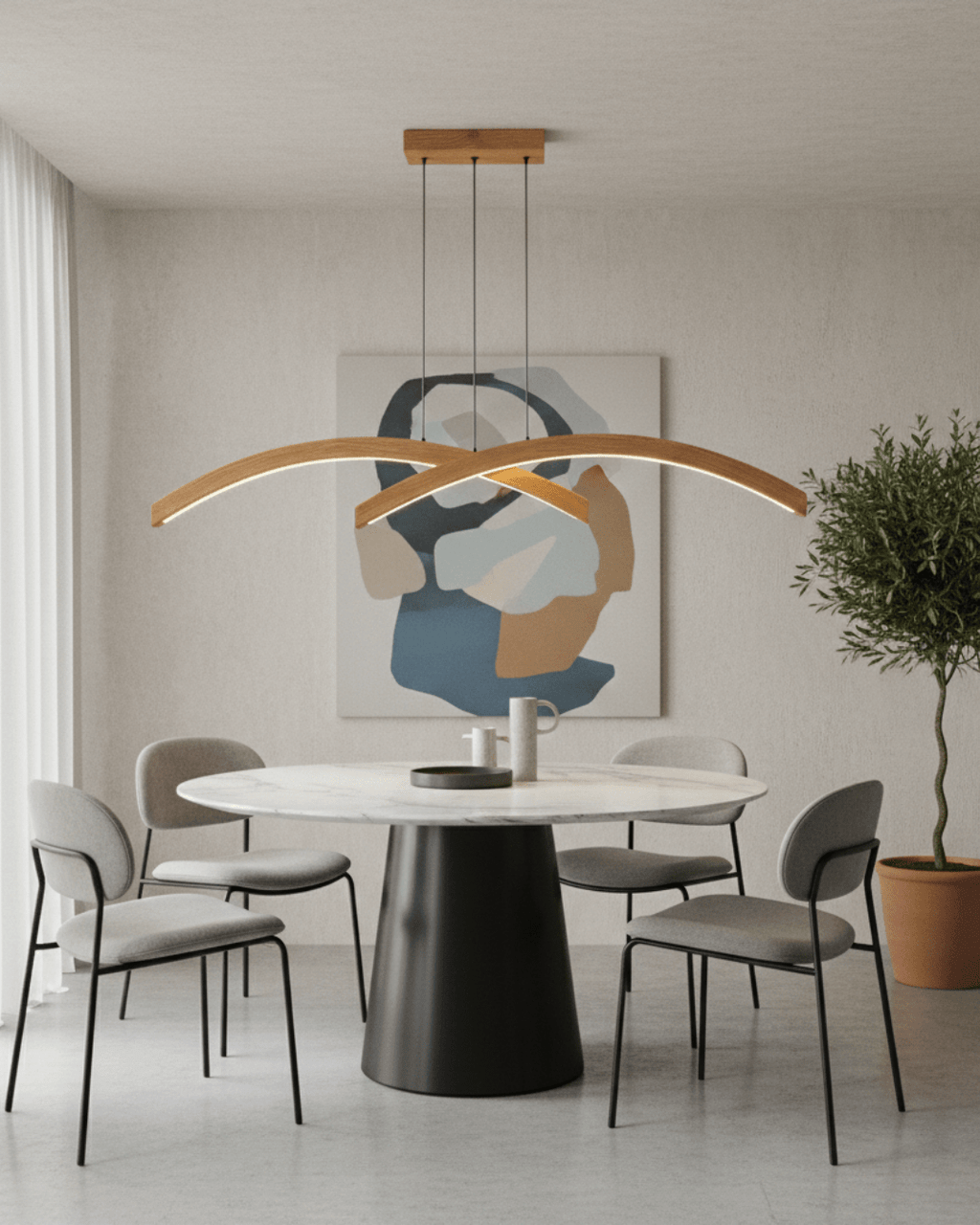 LED pendant lamp"Duo" - Light.wood