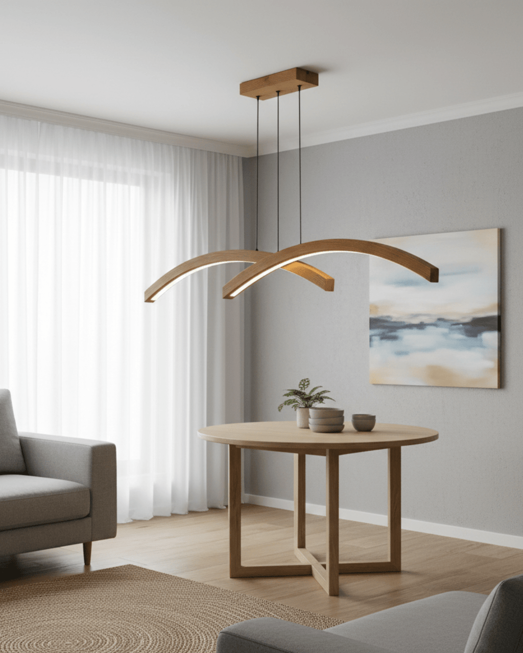 LED pendant lamp"Duo" - Light.wood