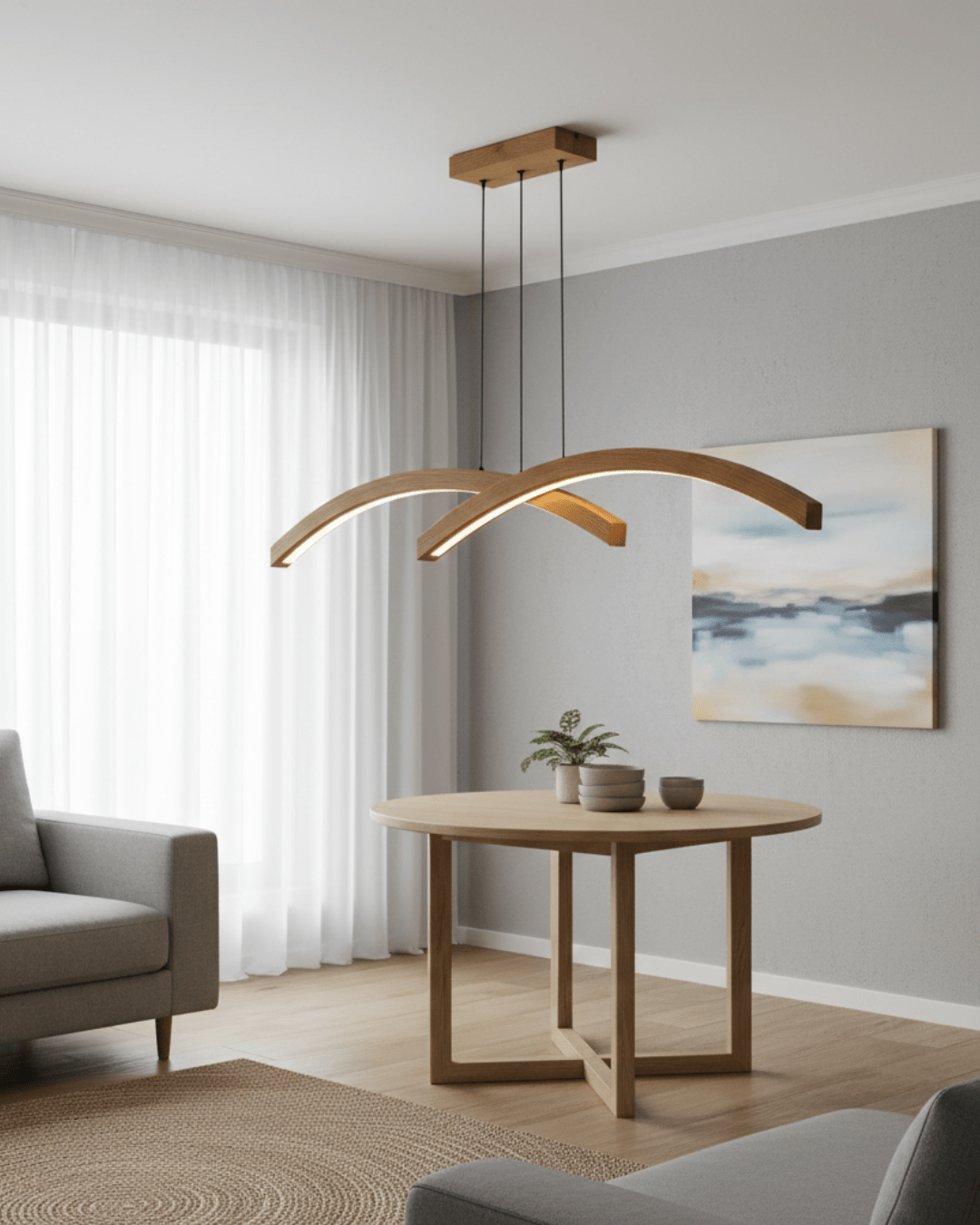 LED pendant lamp"Duo" - Light.wood