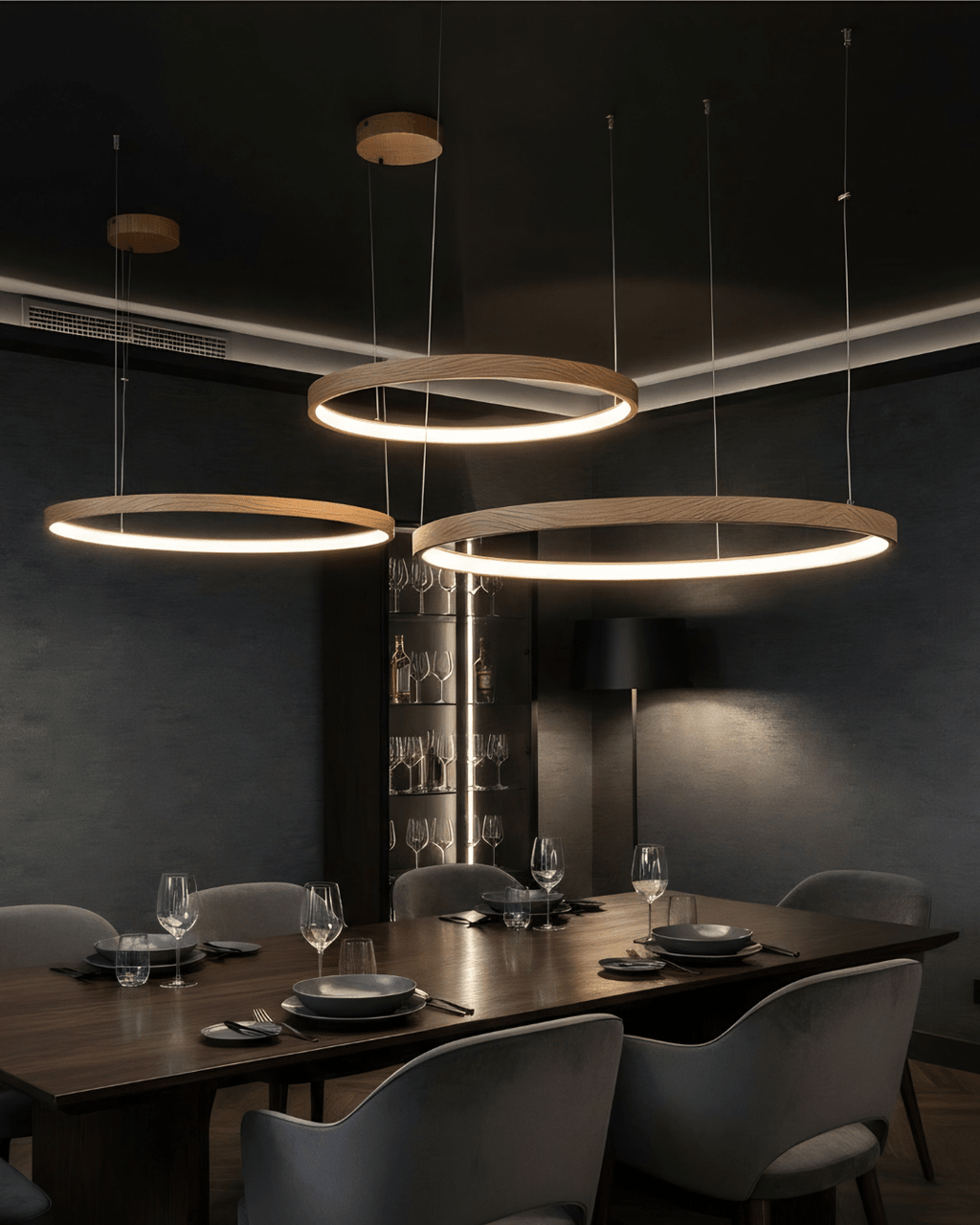 Pendant lamp "Aura Rings" - Light.wood