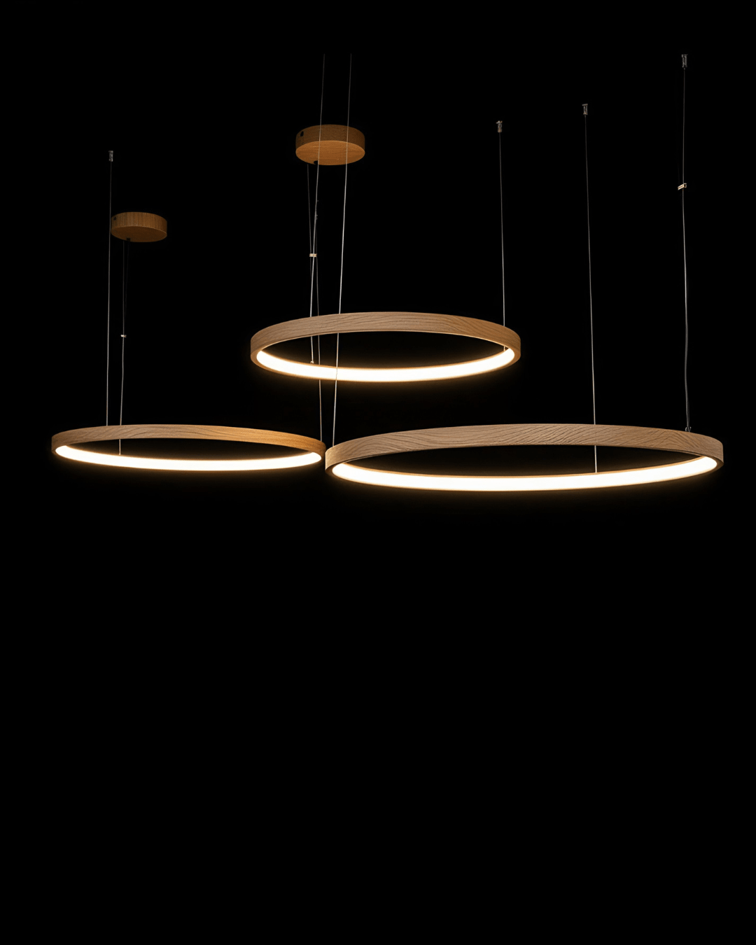 Pendant lamp "Aura Rings" - Light.wood