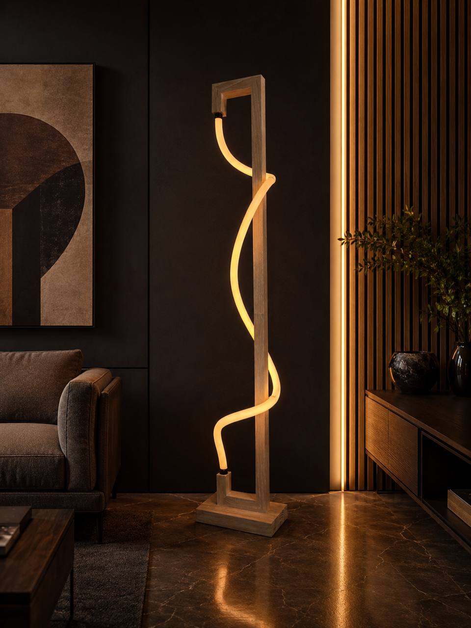 Floor lamp "Flame"